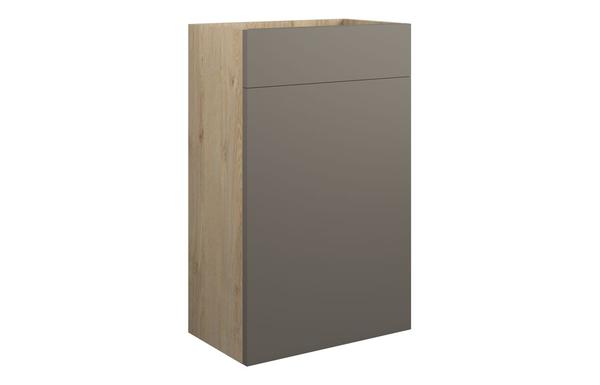 Clarence 500mm Standard WC Unit - Matt Stone (Oak Cab)